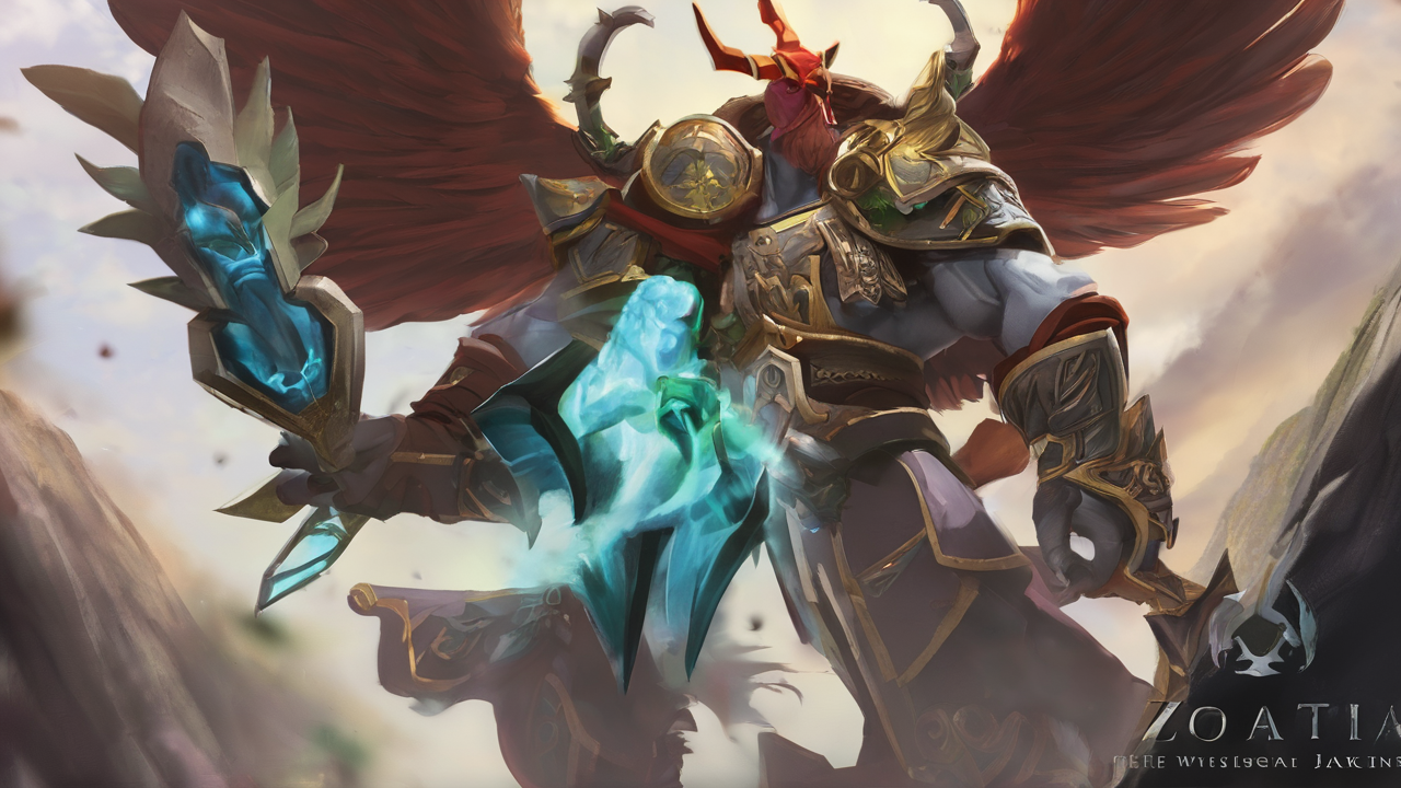 Szczegółowy model bohatera z Dota 2 z widocznym wysokiej jakości skinem