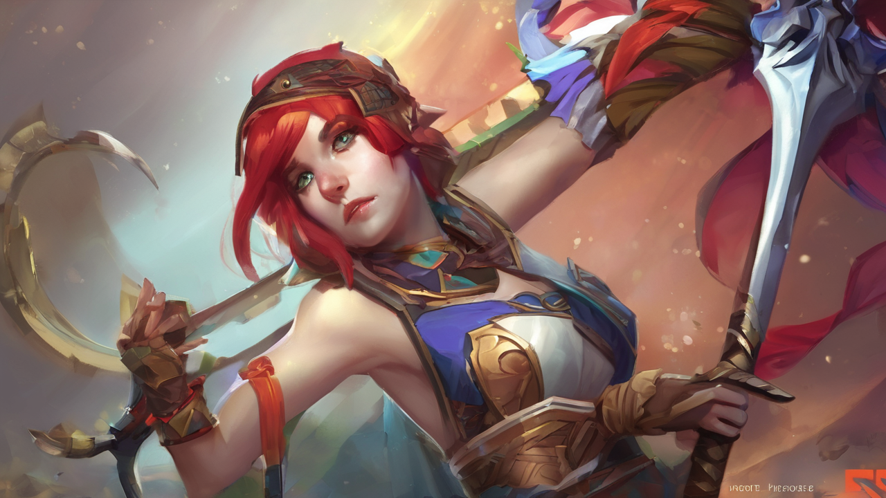 Zdjęcie profilowe gracza Dota 2 - kobieta z kolorowymi włosami i okularami gamingowymi